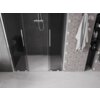 Mexen Velar Duo drzwi prysznicowe rozsuwane 160 cm, grafit, chrom - 871-160-000-42-01 Gwarancja Door To Door