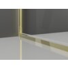 Mexen Exo drzwi prysznicowe podwójne uchylne 90 cm, transparent, złote - 814-090-000-50-00 Gwarancja 24 miesiące