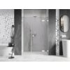 Mexen Lunar drzwi prysznicowe uchylne prawe 140 cm, transparent, białe - 834S-140-050-20-00-P Gwarancja 24 miesiące