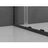 Mexen Exo drzwi prysznicowe rozsuwane 105 cm, transparent, czarne - 8151-105-000-70-00 Gwarancja 24 miesiące