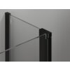Mexen Mist drzwi prysznicowe uchylne 80 cm, transparent, czarne - 8A4-080-000-70-00 Gwarancja 24 miesiące