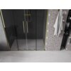 Mexen Velar L Duo drzwi prysznicowe rozsuwane 160 cm, grafit, złote - 871-160-003-42-50 Gwarancja 24 miesiące
