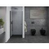 Mexen Pretoria drzwi prysznicowe uchylne 70 cm, transparent, czarne - 852-070-000-70-00 Gwarancja 24 miesiące