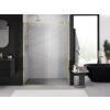 Mexen Exo drzwi prysznicowe rozsuwane 145 cm, transparent, złote - 8151-145-000-50-00 Gwarancja Door To Door