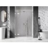 Mexen Lunar L drzwi prysznicowe uchylne lewe 125 cm, transparent, białe - 834SL-125-050-20-00-L Gwarancja 24 miesiące