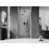 Mexen Lunar drzwi prysznicowe uchylne lewe 75 cm, transparent, gun metal - 834-075-000-95-00-L Gwarancja Door To Door