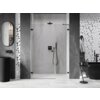 Mexen Lunar-B drzwi prysznicowe uchylne lewe 110 cm, transparent, czarne - 832S-110-050-70-00-L Gwarancja 24 miesiące