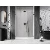 Mexen Lunar-B drzwi prysznicowe uchylne lewe 110 cm, transparent, czarne - 832S-110-050-70-00-L Gwarancja Door To Door