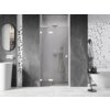 Mexen Lunar L drzwi prysznicowe uchylne lewe 80 cm, transparent, białe - 834L-080-000-20-00-L Gwarancja 24 miesiące