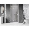 Mexen Lunar L drzwi prysznicowe uchylne lewe 80 cm, transparent, białe - 834L-080-000-20-00-L Gwarancja 24 miesiące