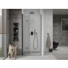 Mexen Lima drzwi prysznicowe składane 70 cm, transparent, czarne - 856-070-000-70-00 Gwarancja Door To Door