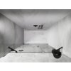 Mexen Lunar drzwi prysznicowe uchylne lewe 130 cm, transparent, czarne - 834S-130-050-70-00-L Gwarancja 24 miesiące