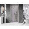 Mexen Lunar drzwi prysznicowe uchylne lewe 125 cm, transparent, chrom - 834-125-000-01-00-L Gwarancja 24 miesiące