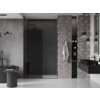 Mexen Velar drzwi prysznicowe rozsuwane 130 cm, grafit, czarne - 871-130-000-41-70 Gwarancja Door To Door