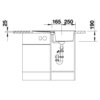 Zlewozmywak BLANCO Metra 45 S 518869 Szarość skały Głębokość [cm] 50
