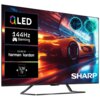 Telewizor SHARP 65GR8765E 65" QLED 4K 144Hz Google TV Dolby Atmos Dolby Vision HDMI 2.1 + Soundbar SHARP HT-SBW55121 Czarny 5.1.2-kanałowy, Bezprzewodowy Subwoofer, HDMI eARC, Dolby Atmos, 4K, BT Ekran 65" QLED, UHD/4K, 3840 x 2160px