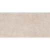 Płytka podłogowo-ścienna o matowej powierzchni w odcieniu kremowym, z delikatnym wzorem przypominającym naturalny kamień. Produkt o wymiarach 120 x 60 cm.