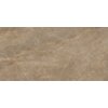 Płytka podłogowo-ścienna o wymiarach 120 x 60 cm z połyskiem, w odcieniach brązu z delikatnymi, jasnymi żyłkami. Produkt: Mexen Nairobi Natural gres szkliwiony rekt. G1, TL160-120-060-02.
