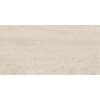 Płytka podłogowo-ścienna o wymiarach 120 x 60 cm, w kolorze beżowym z delikatnym, marmurowym wzorem i połyskiem. Produkt to "Mexen Dayno Classic gres szkliwiony rekt. G1, TL166-120-060-01".