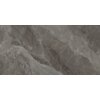 Zdjęcie przedstawia płytkę podłogowo-ścienną o wymiarach 120 x 60 cm z kolekcji Mexen Rowan Gris, wykonaną z gresu szkliwionego w odcieniach szarości z wyraźnym wzorem przypominającym naturalny kamień. Powierzchnia płytki ma subtelne, jasne żyłkowania i delikatne przejścia tonalne, które nadają jej elegancki wygląd.