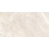 Płytka podłogowo-ścienna o wymiarach 120 x 60 cm z delikatnym, beżowym wzorem przypominającym naturalny kamień, z subtelnymi żyłkami i teksturą. Produkt to "Mexen Visby Crema gres szkliwiony rekt. G1, carving - TL428-120-060-04".