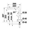 Bateria BLANCO Linus-S 516697 Kawowy Typ Stojąca