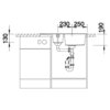 Zlewozmywak BLANCO Metra 6 S Compact 518876 Szarość skały Bateria w zestawie Nie