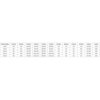 Tabela przedstawia wymiary kabin prysznicowych w milimetrach, z kolumnami oznaczonymi jako: "Rozmiar kabiny", "A1", "A2", "X1", "X2", "Y1", "Y2", "B1", "B2", "C1", "C2", "D", "H". Wartości w tabeli obejmują różne rozmiary kabin, takie jak 90x90, 90x95, 90x100, 90x110, 90x120, z odpowiednimi wymiarami w poszczególnych kolumnach.