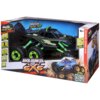 Pudełko z zdalnie sterowanym samochodem terenowym "Rock Crawler 6X6" marki Maisto Tech RC, z widocznym pojazdem w kolorze czarnym z zielonymi akcentami i dużymi oponami. Na opakowaniu znajdują się napisy: "24 GHz", "6X6 Suspension", "3 Motors", "8+", oraz grafika przedstawiająca samochód na skalistym terenie.
