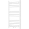 Biały grzejnik łazienkowy z pionowymi i poziomymi rurkami, model Mexen Mars o wymiarach 700 x 400 mm i mocy 238 W. Produkt oznaczony kodem W110-0700-400-00-20.