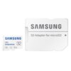 Na zdjęciu widoczna jest karta pamięci z napisem "SAMSUNG PRO Endurance 32" oraz adapter z napisem "SAMSUNG SD Adapter for microSD".