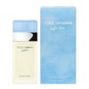 Na zdjęciu widoczna jest butelka i pudełko perfum "Dolce & Gabbana Light Blue". Na pudełku znajduje się tekst: "DOLCE & GABBANA light blue Eau de Toilette 25ml e 0.84FL.OZ".