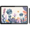 Tablet graficzny z wyświetlaczem przedstawiającym kolorową ilustrację kwiatów i pszczoły na jasnym tle. Obok tabletu znajduje się rysik.