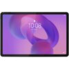 Tablet z wyświetlaczem pokazującym godzinę 10:08 oraz datę "Fri, Feb 24" na tle abstrakcyjnej, fioletowo-różowej grafiki. W górnej części ekranu widoczne są ikony blokady i połączenia Wi-Fi.