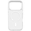 Przezroczyste etui na telefon z okrągłym wzorem na środku, przeznaczone do modelu Apple iPhone 17 Pro Max. Produkt jest kompatybilny z technologią MagSafe.