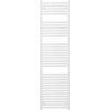 Biały grzejnik łazienkowy o wymiarach 1800 x 500 mm z poziomymi, równomiernie rozmieszczonymi rurkami. Produkt ma moc 844 W i jest oznaczony jako "Mexen Helios - W103-1800-500-00-20".