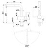 Bateria BLANCO Linus-S-F 514023 Chrom Rodzaj baterii Jednodźwigniowa