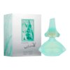 Pudełko i flakon perfum Salvador Dali Laguna, woda toaletowa 30 ml. Na pudełku widoczny jest turkusowy obrazek z twarzą oraz napisy: "LAGUNA", "Salvador Dali", "EAU DE TOILETTE NATURAL SPRAY", "30 ml 1 US FL.OZ".