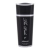 Czarny flakon perfum o cylindrycznym kształcie z metalicznymi akcentami, na którym widnieje napis "The Pride of Armaf" oraz "ARMAF Eau De Parfum Pour Homme".