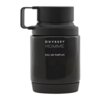 Czarny flakon perfum o cylindrycznym kształcie z napisem "ODYSSEY HOMME EAU DE PARFUM" na przedniej stronie. Flakon posiada prosty uchwyt na górze.