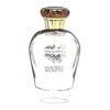 Przezroczysta butelka perfum o pojemności 100 ml z ozdobnym korkiem, na której widnieje napis "TURAB AL DHAHAB" oraz "EAU DE PARFUM NATURAL SPRAY VAPORISATEUR 100 ML E 80% VOL. 3.4 FL.OZ.". Na butelce znajduje się również dekoracyjny wzór.