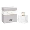 Pudełko i flakon perfum Montblanc Signature o pojemności 90 ml. Na pudełku widnieje napis "Signature" oraz "Montblanc Eau de Parfum 90 ml e 3.0 fl. oz", a na flakonie znajduje się napis "Montblanc".