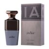 Flakon perfum o nazwie "zodiac" ma elegancki, ciemny korek i matowe, szare wykończenie, obok niego znajduje się pudełko z napisem "PARIS CORNER" oraz "Eau de parfum Natural spray vaporisateur".