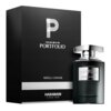 Czarne opakowanie z białym napisem "HARAMAIN PORTFOLIO NEROLI CANVAS" oraz flakon perfum o ciemnym szkle z metaliczną nakrętką i etykietą z tym samym napisem. Na dole opakowania widnieje napis "HARAMAIN SINCE 1970".