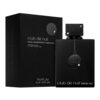 Czarne opakowanie i flakon perfum z napisem "club de nuit intense man" oraz "PARFUM PURE PERFUME" o pojemności 150 ml. Na flakonie widoczny jest okrągły element z napisem "ARMAF".