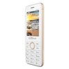 Telefon MAXCOM MM136 Biało-złoty Aparat Tylny 0.3 Mpx