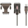 Adapter USB - RS232/LPT UNITEK 1.5 m Rodzaj Adapter
