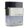 Flakon perfum o pojemności 90 ml z przezroczystego szkła z fioletowym zabarwieniem, z metaliczną nakrętką ozdobioną wzorem geometrycznym. Na flakonie widoczne są napisy: "RUE BROCA" oraz "THÉORÈME pour homme".