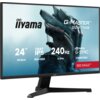 Monitor marki iiyama z serii G-Master G2471HS-B1 o przekątnej 23,8 cala, rozdzielczości 1920x1080 pikseli, technologii IPS, częstotliwości odświeżania 240 Hz i czasie reakcji 0,3 ms. Na ekranie widoczne są napisy: "24” 60.5cm", "FAST IPS 1920x1080", "240Hz 0.3ms", "NVIDIA G-SYNC COMPATIBLE", "RED EAGLE".