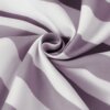 Na zdjęciu widoczna jest tkanina w odcieniach fioletu i bieli, ułożona w spiralny wzór. Materiał ma gładką teksturę i jest sfotografowany z bliska, co podkreśla jego miękkość i wzór.